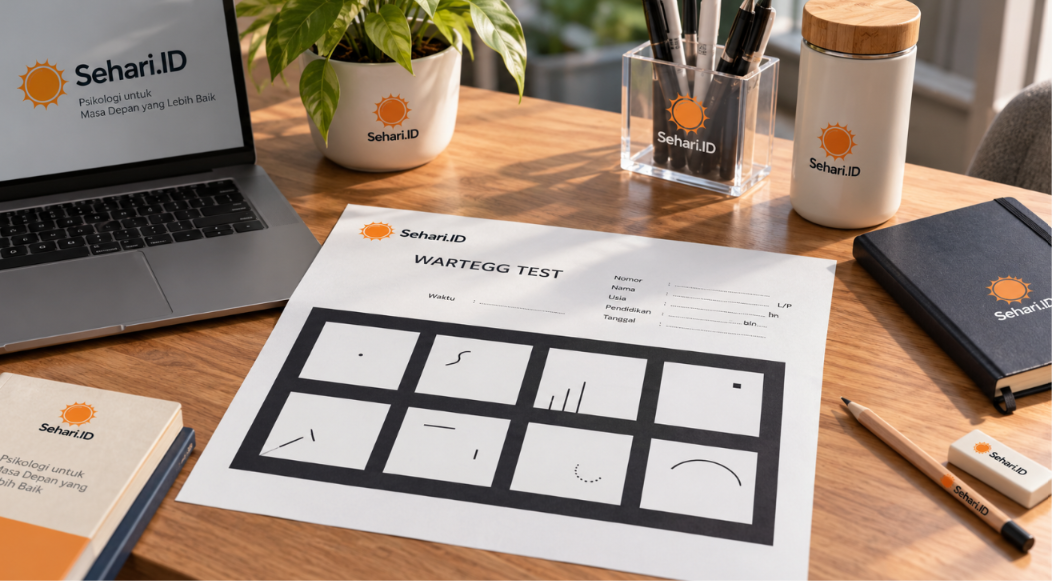 Contoh Gambar Wartegg Test untuk Memahami Hubungan Stimulus dan Gambar Akhir