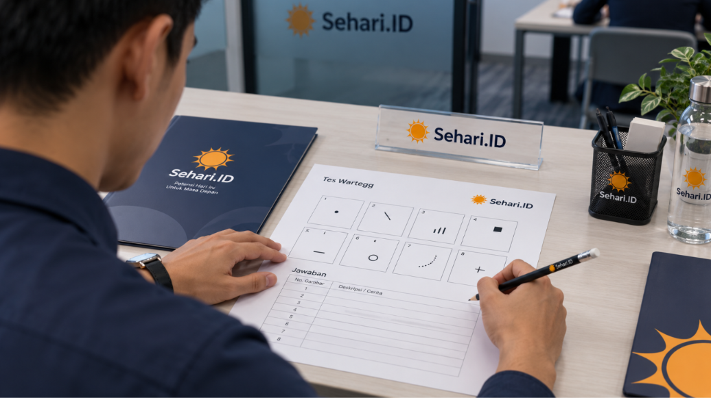 Contoh Wartegg Test dengan Delapan Kotak dan Petunjuk Pengerjaannya