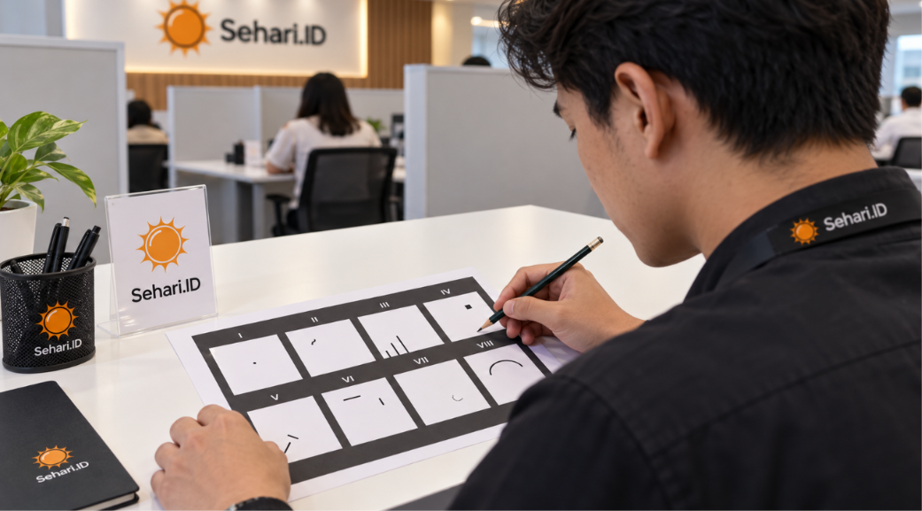 Gambar Kotak 8 Psikotes Wartegg dan Cara Mengenali Stimulus Terakhir