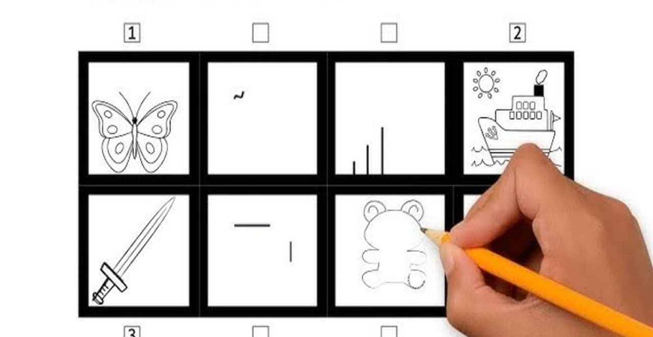 Belajar Memulai dari Stimulus Kecil melalui Gambar Psikotes 8 Kotak