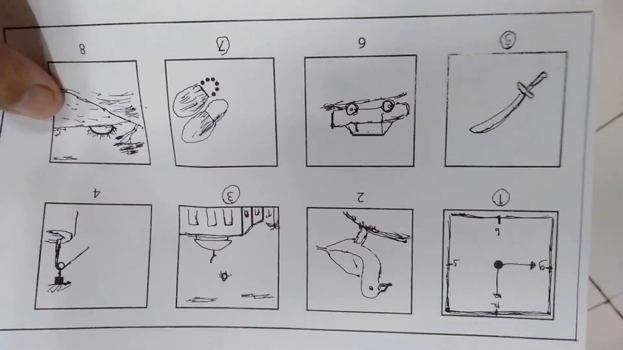Gambar Tes Wartegg dengan Inspirasi Benda yang Sering Ditemui Sehari-hari